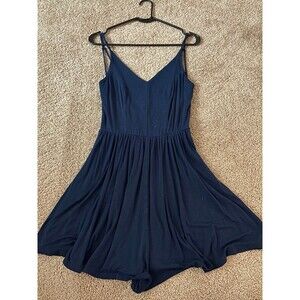 Navy blue romper